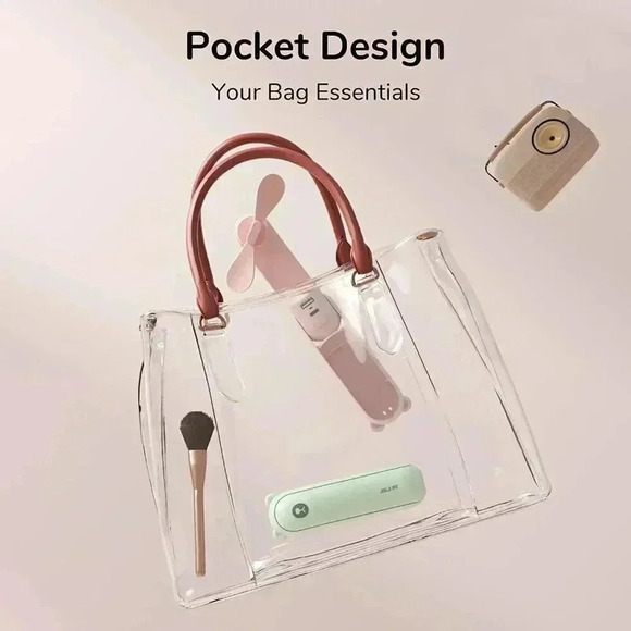 Handheld Mini Fan 3 IN 1 Hand Fan, Portable USB Rechargeable - Picture 7 of 7